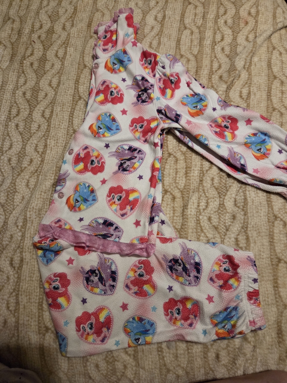 Girls Pink My Little Pony Heart Pajama Set